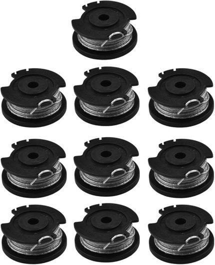 Makara ve Hat 4 metre, Strimmer Naylon Tel 1,6 mm Çaplı Çim Kesme Makara Hattı, Bosch EasyGrassCut 23 için EASYGRASSCUT 18V için Yedek (10 Rulo)