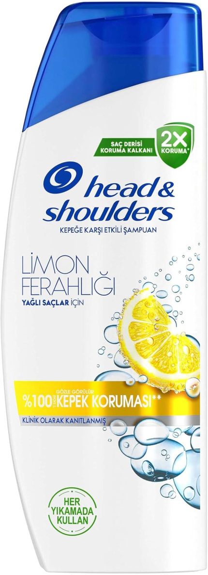 & Shoulders Limon Ferahlığı Kepek Karşıtı Yağlı Saçlar İçin Günlük Kullanım 330 ml Şampuan