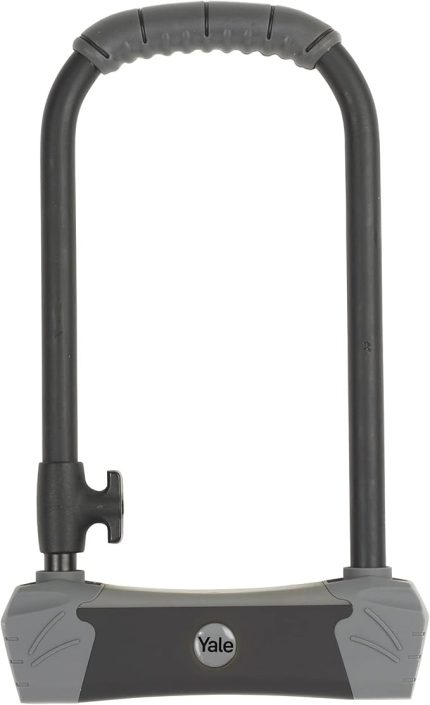 YUL3/14/230/1 Güvenlikli U Bisiklet Kilidi, Siyah/Gri