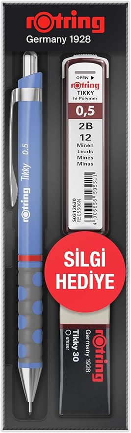 Tikky RD 0.5+Min Silgi Hediyeli - Menekşe Mavi