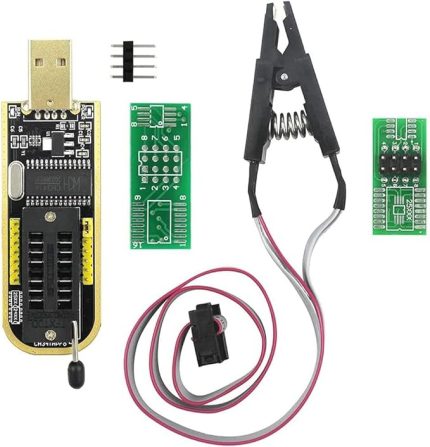 24 25 Serisi BIOS USB Programcı Modülü ve 93CXX / 25CXX / 24CXX için SOIC8 SOP8 Test Klipsi