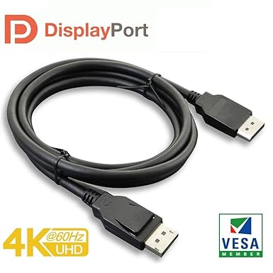 DP 1.2 VESA Sertifikalı Displayport Kablo 4K@60Hz, 2K@165Hz, 1080P@240Hz, 1080P@165HZ, 1080P@144Hz - 1.8m (ENTDP1218) - Görsel 3