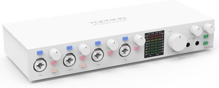 Professional E4X4 Pre | White Yüksek Kalite USB-C Ses Kartı: 4-Giriş/4-Çıkış 24Bit/192kHz, 8...600ohm arası kulaklıklara kadar kullanılabilir. (PC/MAC)