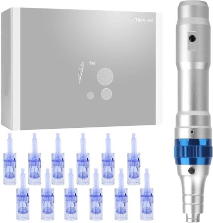 Pen Ultima A6 Elektrikli Cilt Bakım Kiti, 12 Kartuş Dahil - Altı 12 Pimli, Altı 36 Pin