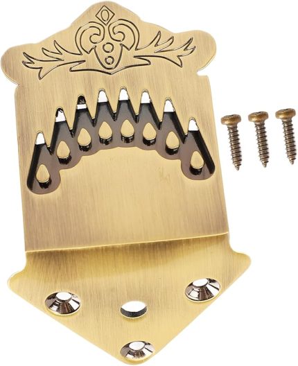 Federal Desen 8 String Mandolin Savaş Alanı Müzikçiler Için Tenya Ve Basit Kurulum Metal Bronz Renk
