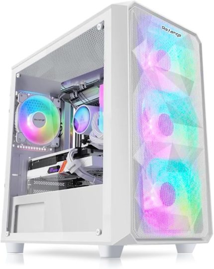Ice Drill 4 RGB Fanlı Mesh Panel ATX PC Gaming Bilgisayar Oyuncu Kasası