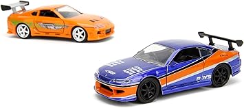 Fast & Furious Legacy Series 2001 Nissan Silvia S15 & Toyota Supra 1:32 - Görsel 2