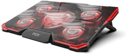 Inc-611Gms Arrax Gaming Notebook Soğutucu 5X Fan 6 Kademeli 2X Usb 13-17 ABS+ Metal 76.35CFM 5VDC 1 Fan boyutu: 120 120 20 mm 4 fan 80 80 15