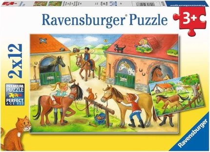 51786 Ahırda Çocuk Puzzle, 212 Parça