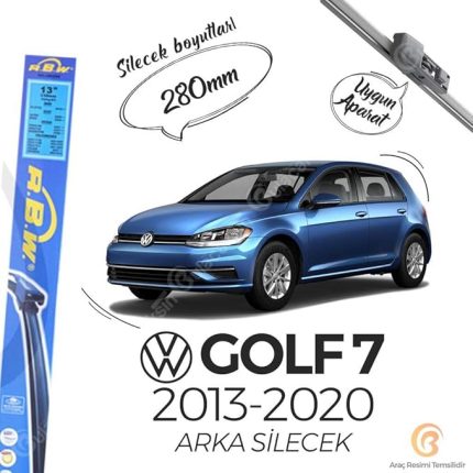 Volkswagen Golf 7 ile uyumlu Arka Silecek (2013-2020 ile uyumlu)