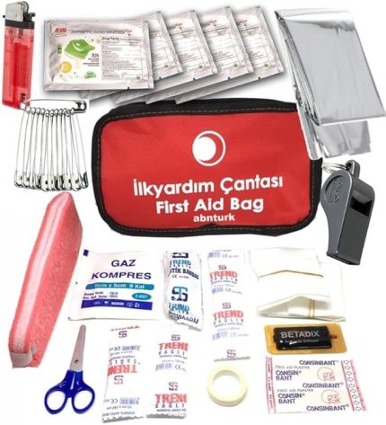 Parça ilkyardım Çantası Muayeneye Uygun Ev ve Araç Ecza Çantası Deprem Çantası için Hazır Set