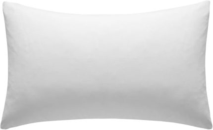 Turca AT9101 Yastık Kılıfı Seti, Beyaz, 50 cm x 70 cm, 2 Parça
