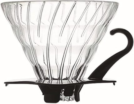 V60 02 Dripper (Siyah Cam)