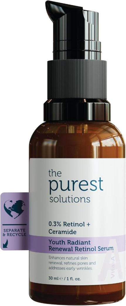 Purest Solutions Youth Radiant Renewal Retinol Serum Retinol Ceramide