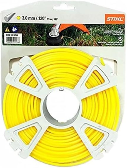 00009302644 Çim Biçme İpliği Quadr. Ø 3,0 mm x 53 m Çim Biçme İpliği, 55 m