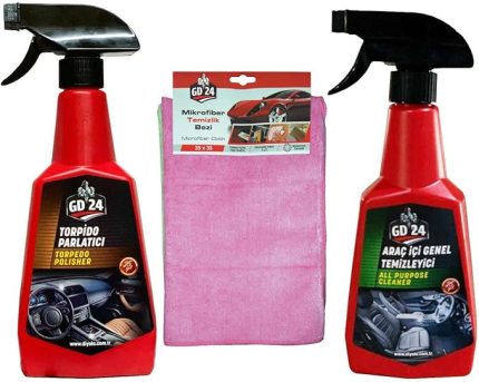 24 Torpido + Araç İçi Temizleme Spreyi (Bez Hediyeli)