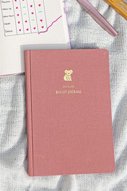 Color 17X24 Keten Noktalı Bullet Journal Defter Koala