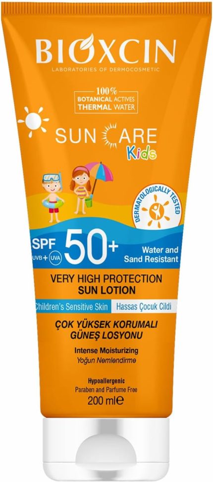 Sun Care Çok Yüksek Korumalı Çocuk Güneş Kremi,% 100 Botanik Aktif, 50 SPF, 200 ml