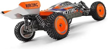 xks 124010 55KM/H RC Car Professional Racing Vehicle 1:12 4WD Off-road Electric High Speed Drift Remote Control Toys for Children(124010 Orange 1B)