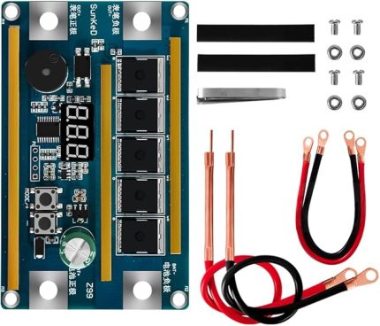 99 Dişli Güç Ayarlanabilir Nokta Kaynak Makinesi Silindirik Lityum Pil l-metal Hidrit Piller ve 0.1-0.2mm l Levha Kaynağı için Kontrol Kartı