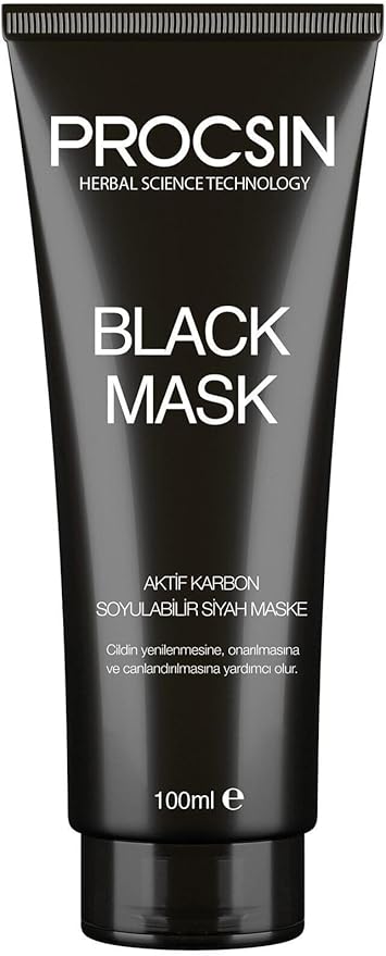 Siyah Nokta Giderici Aktif Kömürlü Siyah Maske 100Ml