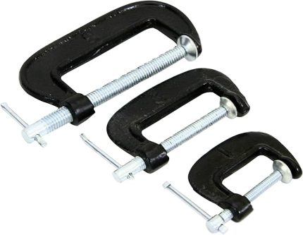 14189 3 pc G Clamp Set