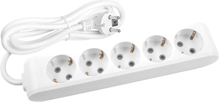 Multi let Beşli Priz Topraklı Kablolu Çarpma Karşıtı 1 MT