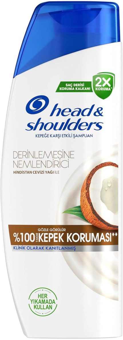 & Shoulders Derin Nemlendirici Kepek Hindistan Cevizi Yağlı Günlük Kullanım 330ML Şampuanı