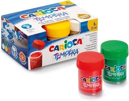 Tempera Suluboya Super Yikanabilir 6 Renk 25 Ml Suluboya