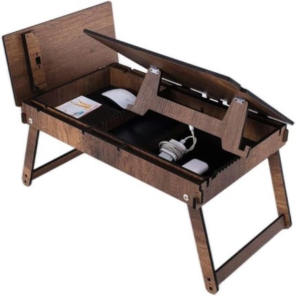 Wood - BT201 Katlanır Ayaklı Laptop Çalışma Sehpası