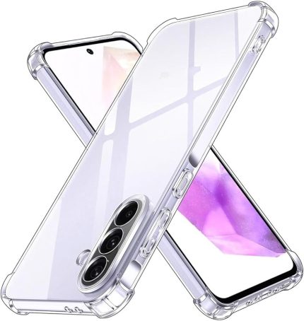 Galaxy A56 Kapak Kamera Korumalı Airbag Antishock Köşe Korumalı Şeffaf Silikon Kılıf