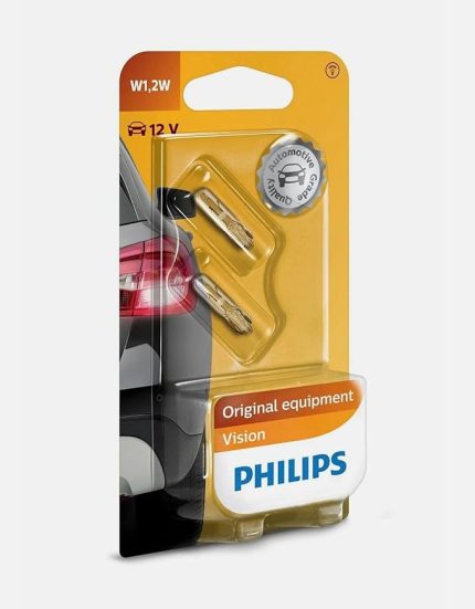 Vision T5 W1,2W 12V Orijinal Otomotiv Ampulü, 2'li Paket