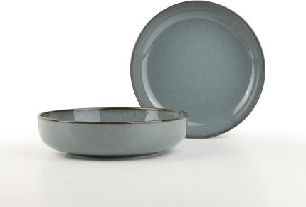 Porselen Moderna 2 li 20 Cm Kase Mavi