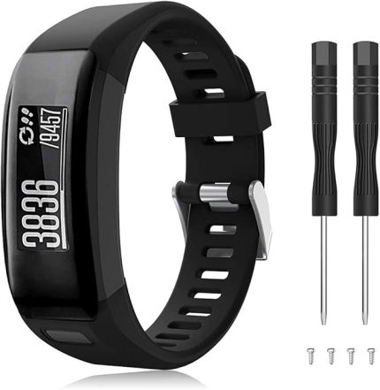 Vivosmart HR Kayış, Yumuşak Silikon Yedek Kayış için Vivosmart HR, Ayarlanabilir Saat Kordonu