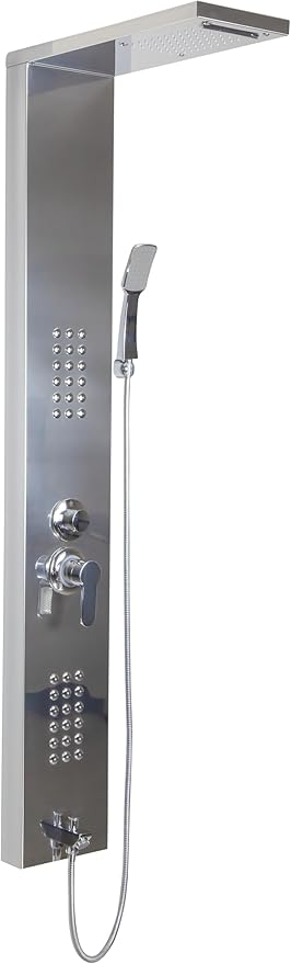 Banyo duş paneli naiagara krom