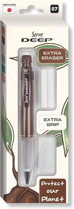 DEEP KLM & GRIP & SILGI YEDEKLI SET 07MM KAHVERENGI