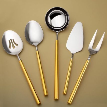 6000 Roller Altın 5 Parça Servis Seti