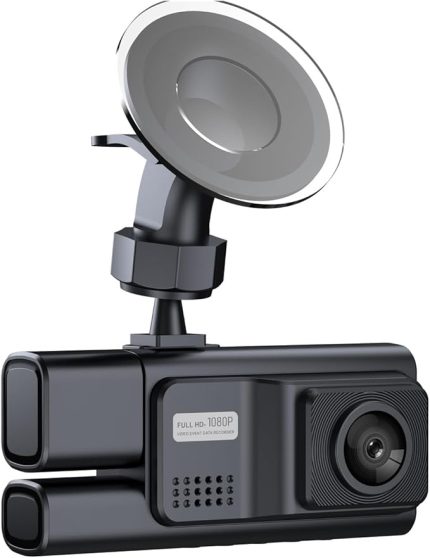 Ön ve arka araç içi kameralar, 64G SD kartlı çift kamera 1080P, geri görüş kamerası, gece görüş fonksiyonlu DVR araç içi kamera R döngü kaydı