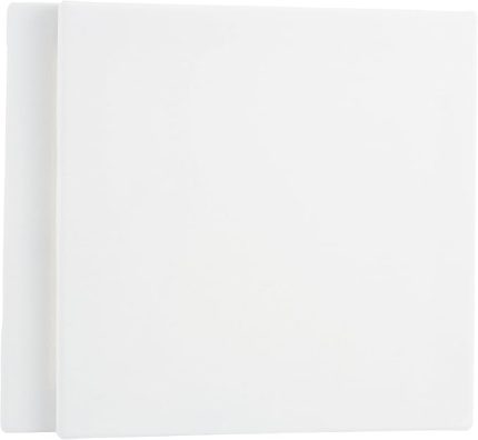 25x25 cm 2'li Pamuklu Tuval Paketi - Yağlı, Sulu, Akrilik Boya Çalışmaları İçin