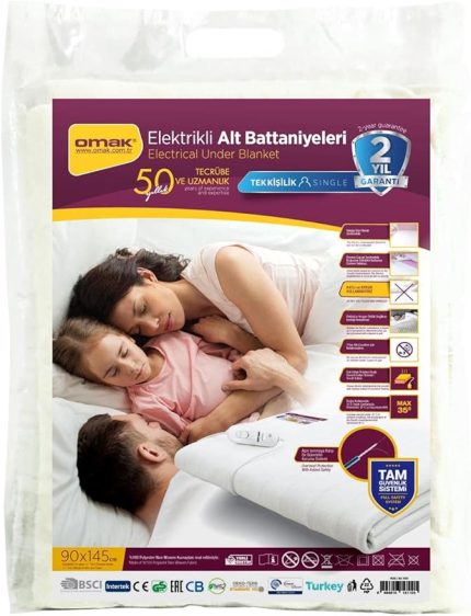 Tek Kişilik Elektrikli Battaniye