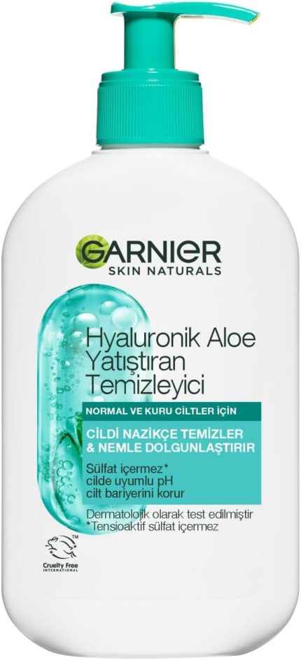 Hyaluronik Aloe Nemlendiren ve Yatıştıran Temizleyici 250 ML