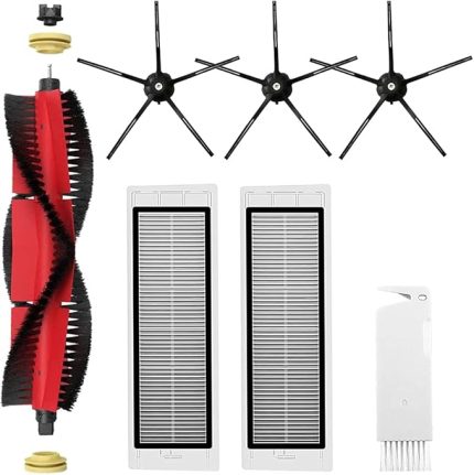 Roborock S5 Max S6 Max S6 Pure S6 MaxV S50 S51 S55 S60 S65 S5 S6 Elektrikli Süpürge için aksesuar kiti. Roborock ana fırça HEPA filtre yan fırçaları için yedek parçalar