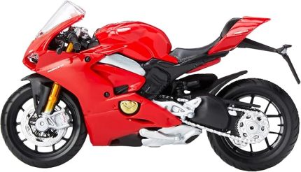 B18-51080 1:18 Ducati Panigale V4, Siyah, 17 x 7 x 10,8 cm; 90 Gram