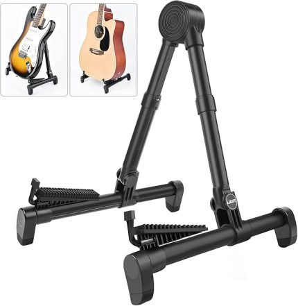 Alüminyum Gitar Standı, Bas Tutucu, A Çerçeve, Zemin Standı, Sağlam Elektrikli Akustik Gitar Standı, Evrensel Selofan Ukulele Stant Tutucu, Tüm Tel Enstrümanlar için