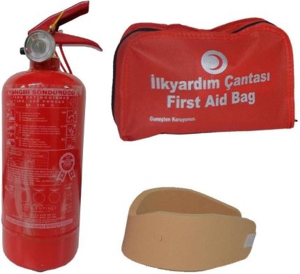 İlkyardım Seti Mapeks Yangın Tüpü Boyunluk Oto Muayene Paketi