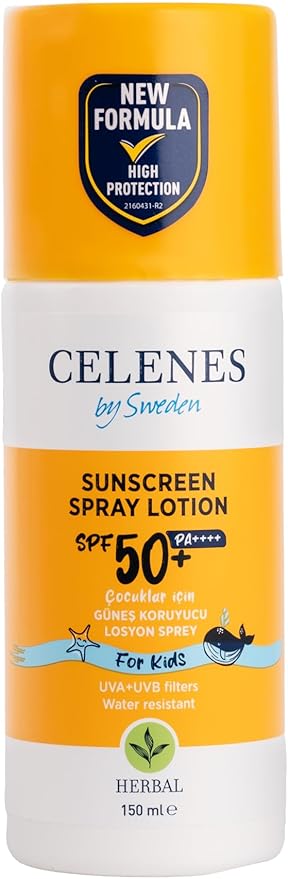 Herbal SPF 50+ Çocuk Güneş Koruyucu Losyon Sprey (150 ml)
