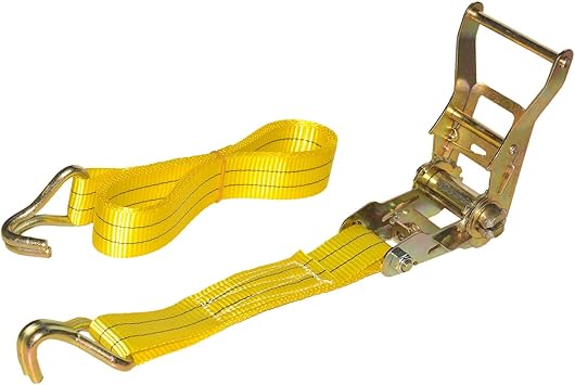 Safeset SG40 35mm 1,5 İnç Spanzet 6 Mt 1000-2000daN 8 mm Çift J Kanca 1.1 Yük Gerdirme Halatı - Görsel 2