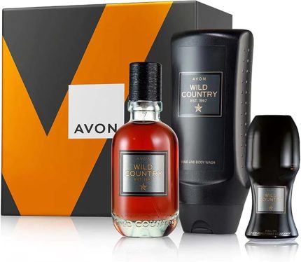 Wild Country Erkek Parfüm Saç Vücut Yıkama Jeli ve Rollon Hediye Seti