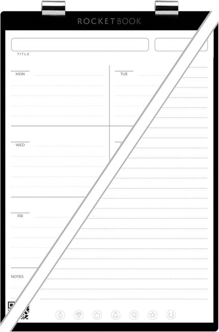 Orbit Executive Page Pack – akıllı tekrar kullanılabilir not defteri – haftalık planlayıcı