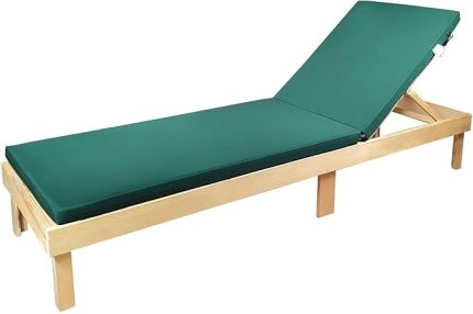 KATLANIR ŞEZLONG MİNDERİ KAMP MİNDERİ SU İTİCİ KUMAŞ FERMUARLI 5 CM(YEŞİL)